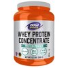NOW Sports Nutrition, Whey Protein Concentrate, 24 g With BCAAs, Unflavored Powder, 1.5-Pound