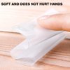DaKuan 20 Pack PVC Card Sleeves Protectors - Waterproof, Reusable Frosted Badge Holders for ID, Credit, Bus Cards - 60x90mm (2.36x3.54 Inch) Clear Card Protector Covers