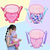 XADP Baby Dolls Carrier Backpack Doll Accessories Front and Back Carrier with Straps for 15 Inch to 18 Inch Dolls, Purple