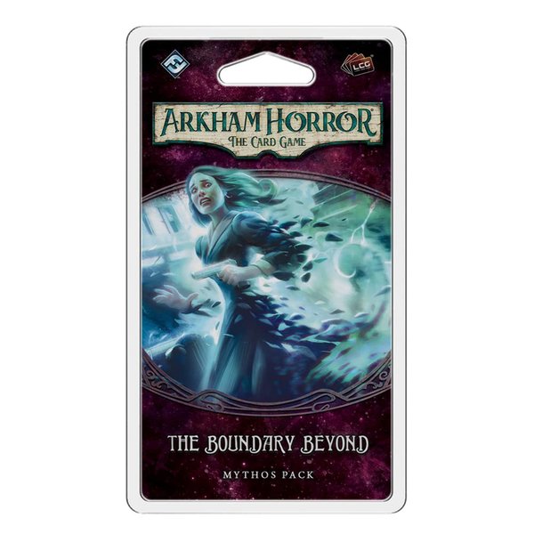 Fantasy Flight Games Arkham Horror The Card Game The Boundary Beyond Mythos Pack - Unravel Mysteries in a Shifting Reality! Cooperative LCG, Ages 14+, 1-4 Players, 1-2 Hour Playtime, Made