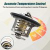 HIMARKLIF Engine Coolant Thermostat with Gasket Compatible with Honda Accord Civic City CRV Acura Cl El Integra Legend Replace#: 19301-PAA-306 19301-PLC-315