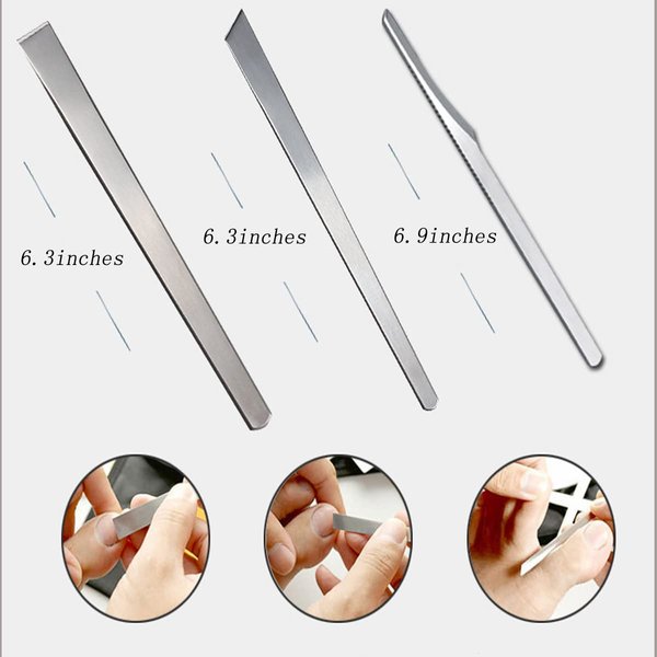 3PCS Stainless Steel Ingrown Toenail Pedicure Knife Set, Professional Foot Repair Sharp Blade Kit for Nail Corn Callus