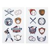 24 Sheets Baseball Temporary Tattoos, Birthday Decorations Baseball Party Favors