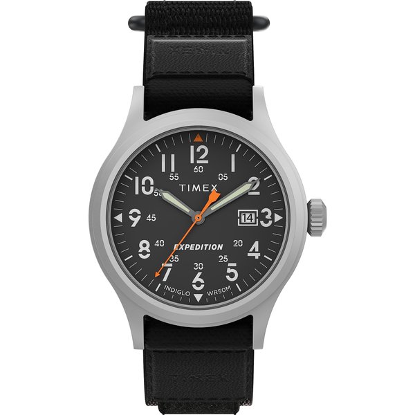 Timex Men's Expedition Scout 40mm Watch - Black Fastwrap Black Dial IP Steel Case