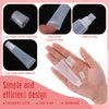 6PCS Empty Lip Gloss Tubes, 10ml Clear Lip Balm Tubes with 5ml Tools, Refillable Empty Tubes Clear Cosmetic Containers Soft Tube, Mini Cosmetic Soft Tubes for Women Girls DIY Lip Gloss Cosmetics