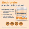 NativePath Native Hydrate, Zero Sugar, Electrolytes Powder with BCAAs, Tangerine Hydration, Keto & Paleo Friendly, 30 Servings