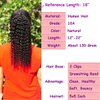 Feelgrace 3C Remy Brazilian Kinky Curly Ponytail Hair Afro Kinky Curly Hair Clip In Hair Piece Natural Color Silky Soft Ponytail Hair (22 Inch, Kinky Curly)