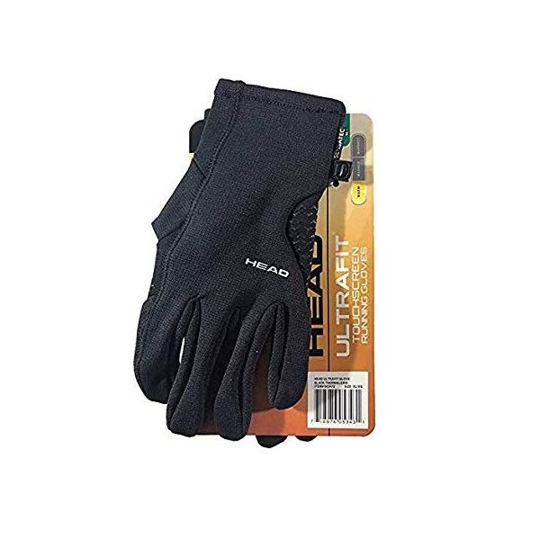 HEAD Men's Ultrafit Touchscreen Running Gloves (X-Small)