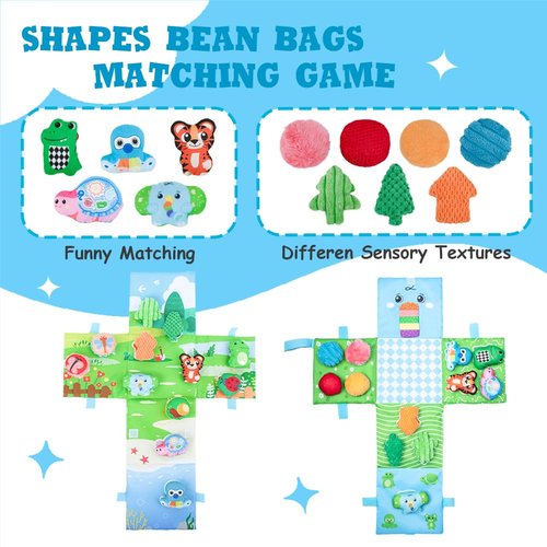 Classic Barn Toy Animal Playset for 1,2,3 Year Old, Preschool Pretend Playset with Carry Handle,Sensory/Travel/Montessori Toys for Autism Toddlers and Infants Learning,Play Fine Motor Anxiety Relief