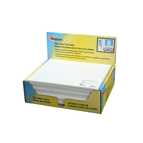 Warner Manufacturing Tool 10630 12" x 9" Foam Board Paint Color Test Panel