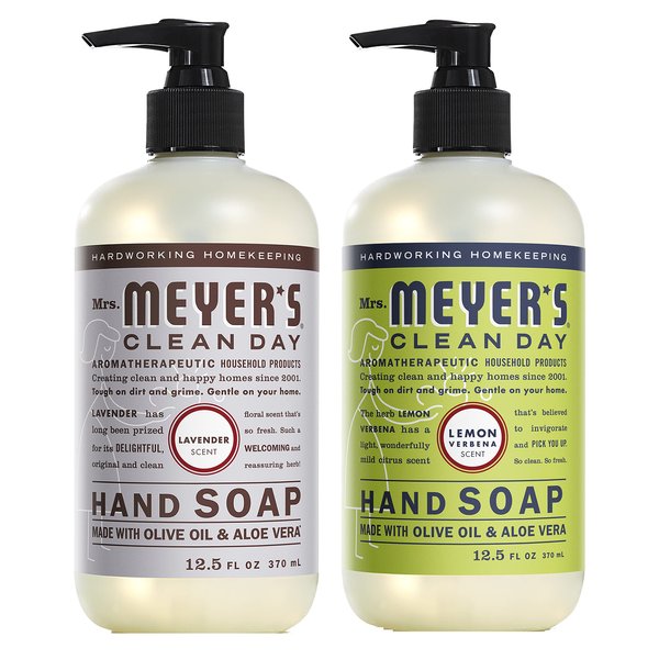 Mrs. Meyer's Liquid Hand Soap (Variety Pack) (Lavender + Lemon Verbena)