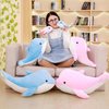 LVPU Dolphin Stuffed Animals Plush Pillow Super Soft Sea Animal Plush Toys Dolls, Stuffed Animal, Plush Toy, Gifts for Kids, Sea Critters(Sky Blue-10.5Inch)