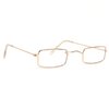 Skeleteen Old Man Costume Glasses - Rectangular Granny Dress Up Eyeglasses - 1 Pair