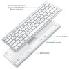 OMOTON Bluetooth Keyboard for Mac, Compact Wireless Keyboard Compatible with MacBook Pro/Air, iMac, iMac Pro, Mac Mini, Mac Pro Laptop and PC (Silver)
