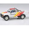 Paragon Models 1984 Hilux Pickup Truck White with Stripes TRD Ironman 1/64 Diecast Model Car PA-55525