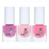 MISS NELLA SWEET LITTLE PACK, Nail Polish Set-Easy Pell off And Water Based Formula, 3 Colors of Nail Glitter set- Cheeky Bunny, Pink A Boo & Little Poppet, Perfect Kids Nail Polish
