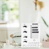 Beaupretty Eyelash Extensions Tray Acrylic Lash Pallet False Eyelashes Glue Pallet Holder Grafting Eye Lashes Extension Display Board for Salon Eyelash Extensions White