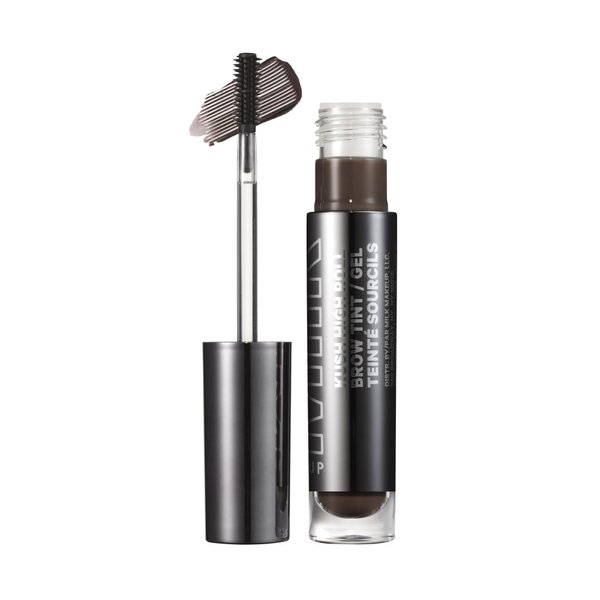 Milk Makeup KUSH High Roll Defining & Volumizing Longwear Tubing Brow Tint, Grind (Dark Brown) - 0.16 oz - Up to 24-Hour Wear - Vegan, Cruelty Free