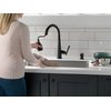 DELTA FAUCET RP101188BL Emmeline Metal Soap Dispenser, Matte Black