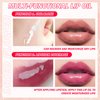 WENJLYJ 6 Pack Lip Oil Set,Plumping Translucent Lip Glow Oil,Hydrating No-Sticky Lip Plumping Lip Gloss Oil Lip Care Product Set,Shiny Long Lasting Moisturizing Lip Oil Tinted Set