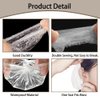 Abnaok 300 Pack Disposable Ear Covers for Shower, Waterproof Plastic Ear Shower Caps, Ear Protectors for Hair Dye, Hair Dryer, Bathing