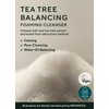 AROMATICA Tea Tree Balancing Foaming Cleanser 6.35oz / 180g, Vegan Double Cleanser Face Wash For Oily Skin, EWG Verified