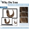 SEGO Claw Clip Ponytail Extension Human Hair Clip in Ponytail Hair Extensions 100% Real Human Hair Pony Tails Hair Extensions Long Straight For Women 14 Inch Medium Brown&Dark Blonde 105 Gram