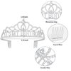 ACO-UINT Silver Birthday Crown for Women, Happy Birthday Headband It's My Birthday Crown, Birthday Girl Crown Birthday Queen Tiara Birthday Decorations Birthday Gifts