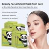 IREV Sheet Mask Skin Care, Animal Character Sheet Masks, Face Mask Skincare, Beauty Facial Mask Spa Face Mask, Soothing Face Sheet Masks, Facial Masks, Moisturizing Face Masks, 5 Pack (Panda)