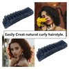 MOODKEY 36PCS Self Grip Small Hair Curlers Heatless Roller Hair Curlers Pro Salon Hairdressing Curler DIY Curly Hairstyle Hair Rollers Tools Rat Tail Comb for Women Medium Short Hair(0.8x2.4in-black)