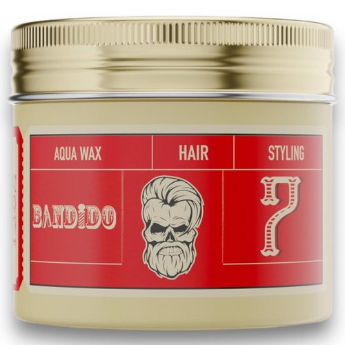 Bandido Aqua Wax 7 | 2-Pack | Strong Hold | Men's Hair Wax, Long Lasting Hold, Easy to Manage | 125ml / 4.22oz