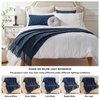BATTILO HOME Navy Throw Blanket for Couch, Decorative Navy Blue Throw Blanket for Sofa Bed Room Decor, 50"x60"