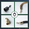 SGT KNOTS Rope End Snap - Easy to Install - Weather Proof - Anti-Rust Properties - Perfect for Handrails - Stair handrails - Rope Snap - Heavy Duty Rope End Snap and More. (1 inch , Brass )