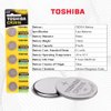 Toshiba CR2016 3V Lithium Coin Cell Battery Pack of 5
