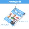 ibasenice Children Learning Spelling Card - 1 Set Children's Early Education Card Learning Flash Cards Matching Letter Cards Natural Spelling Cards