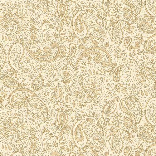 FlashPhoenix Quality Sewing Fabric – Butter Churn Basics III by - Tonal Cream Allover44-44 by The Yard Size: 36" x 44" inch