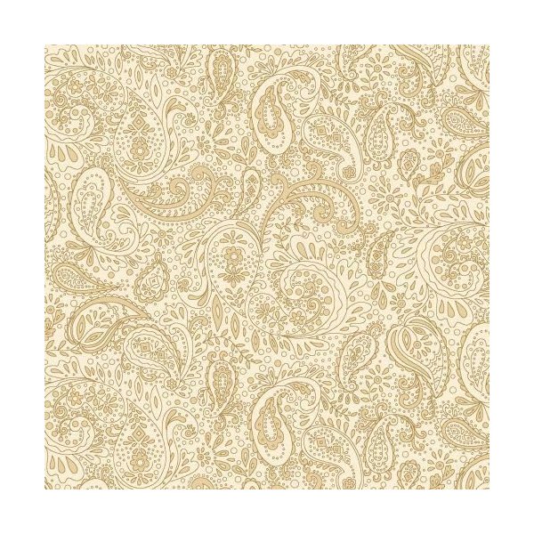 FlashPhoenix Quality Sewing Fabric – Butter Churn Basics III by - Tonal Cream Allover44-44 by The Yard Size: 36" x 44" inch