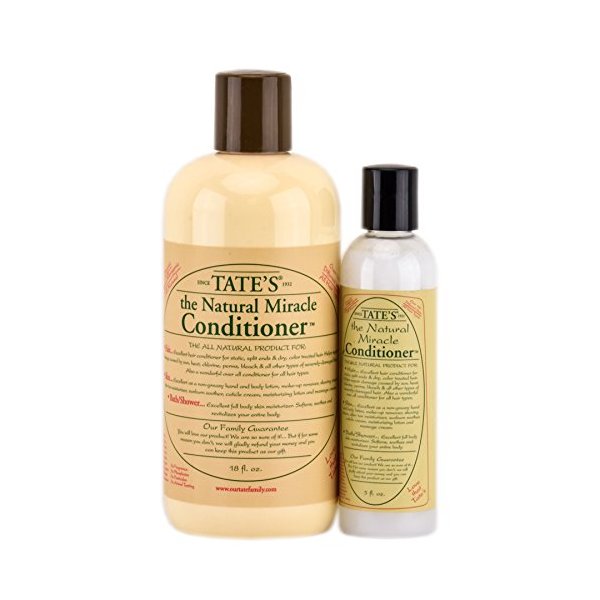 Tate's Natural Miracle Conditioner - 18 fl oz with FREE 5 fl oz Mini Conditioner!