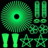 ILHSTY 100 pk 8'' Green Glow Sticks Glow Necklaces In The Dark Party Favors Supplies Bright GlowSticks Bulk for Birthday Easter Valentine Mardi Gras Christmas St. Patrick Halloween Party (Green*100)