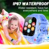 OVV Kids Waterproof Smart Watch Boys Girls Age 3-12 with 26 Game 1.44'' HD Touch Screen Music Player Camera Video Recorder 12/24 Hr Clock Pedometer Alarm Torch Calculator Children Learning Toys