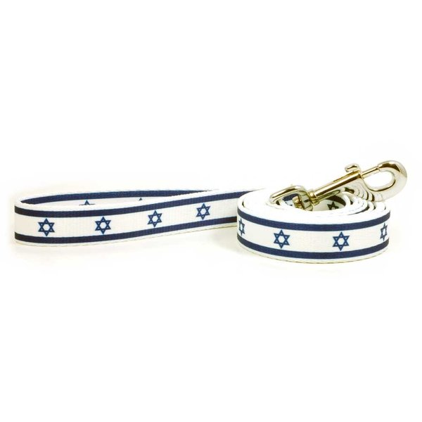 Dog Leash with The Israel Flag Design | Great for National Holidays, Special Events, Festivals, Independence Days and Every Day Strong Safe | 4 or 6 foot long