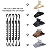 HOUSE DAY Closet Organizers and Storage, Magic Space Saving Hangers, Multi Hanger Closet Organizer with 7 V-Shaped Groove, College Dorm Room Essentials, Closet Storage Organization for Wardrobe