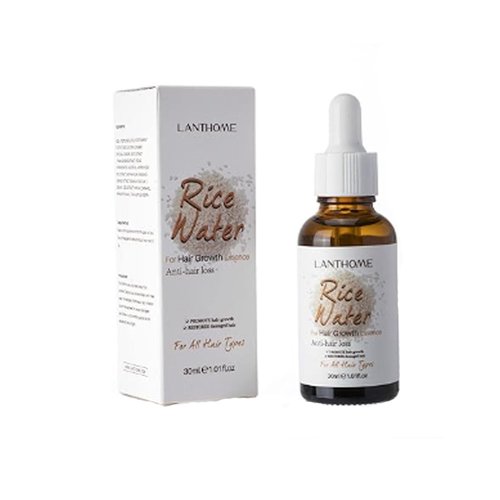 Rice Water, Rice Water Hair Serum - Fermented Rice Water Is Rich In Vitamins B1 and B2, Rice Water for Thick Hair, Moisturizing, Nourishing, Smooth Hair (Essence)