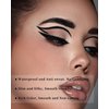 Black Gel Eyeliner for Mature Women,Waterproof Smudge-proof Gel Eyeliner Pencil Long Lasting 24H Retractable Eyeliner Matte Cream Eye Makeup Pen with Sharpener Eye Liner for Older Women Sensitive Eyes