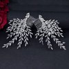 WONRLUA 2 PCS Bridal Hair Comb, Wedding Hair Clips for Brides, Bridal Headpieces for Wedding