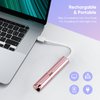 Facial Hair Removal for Women, Electric Painless Facial Hair Remover for Face, Lip, Chin with USB Rechargeable（Rose Gold）