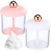 DOITOOL 2 Pieces Face Wash Foam Maker, Face Wash Foamer, Foam Maker, Marshmallow Whip Maker Skin Care, Facial Foam Cup Whip Bubble Maker for Travel Household (Pink, White)