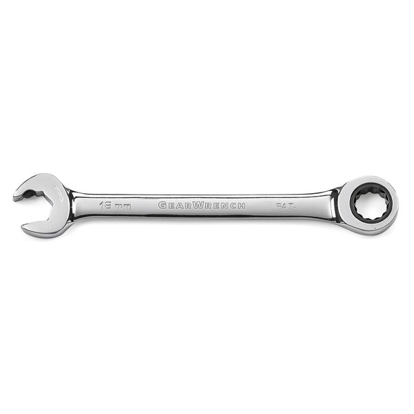 GEARWRENCH 9mm 12 Point Open End Ratcheting Combination Wrench - 85509 , Black