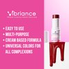 Vibriance Makeup Simplified Radiance Stick | USA Made, All in 1 Makeup Blush Cream, Lipstick & Contour Cream - Cheek Tint Cream Blush Stick for Mature Skin, Universal Make Up Blush for All Skin Tones