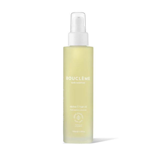 Bouclème Revive 5 Hair Oil - Prevent Hair fall - Anti Dandruff - Frizz Free - Improves Shine and Color Vibrancy - 97% Naturally Derived Ingredients and Vegan- 3.3 fl oz